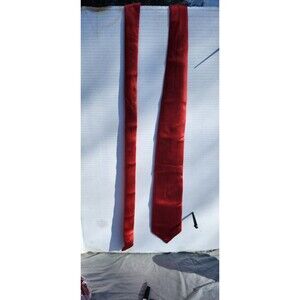 Silk Tie Lot of 3 – Perry Ellis Portfolio, Geoffrey Beene, Puritan – Red & Burgu
